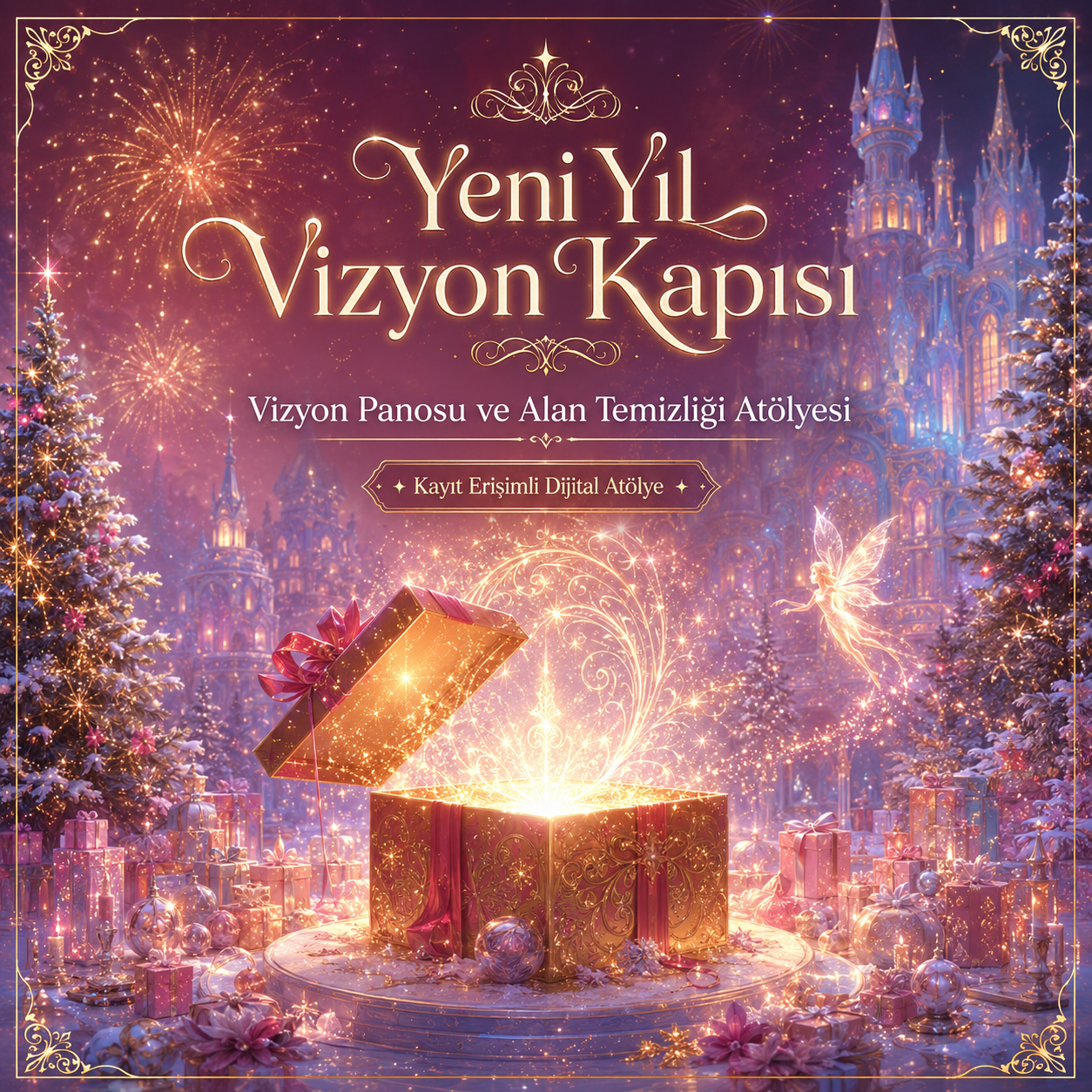 Yeni Yıl Vizyon Kapısı – Vizyon Panosu ve Alan Temizliği Atölyesi