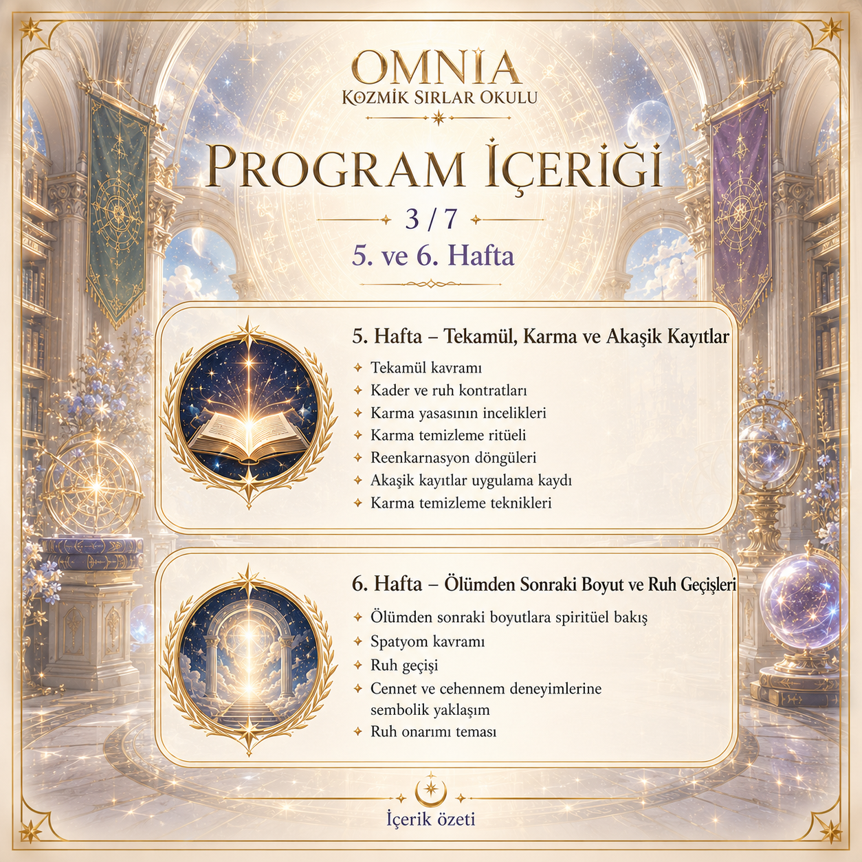 Omnia Kozmik Sırlar Okulu – Yeni Dönem Bilinç ve Enerji Eğitimi