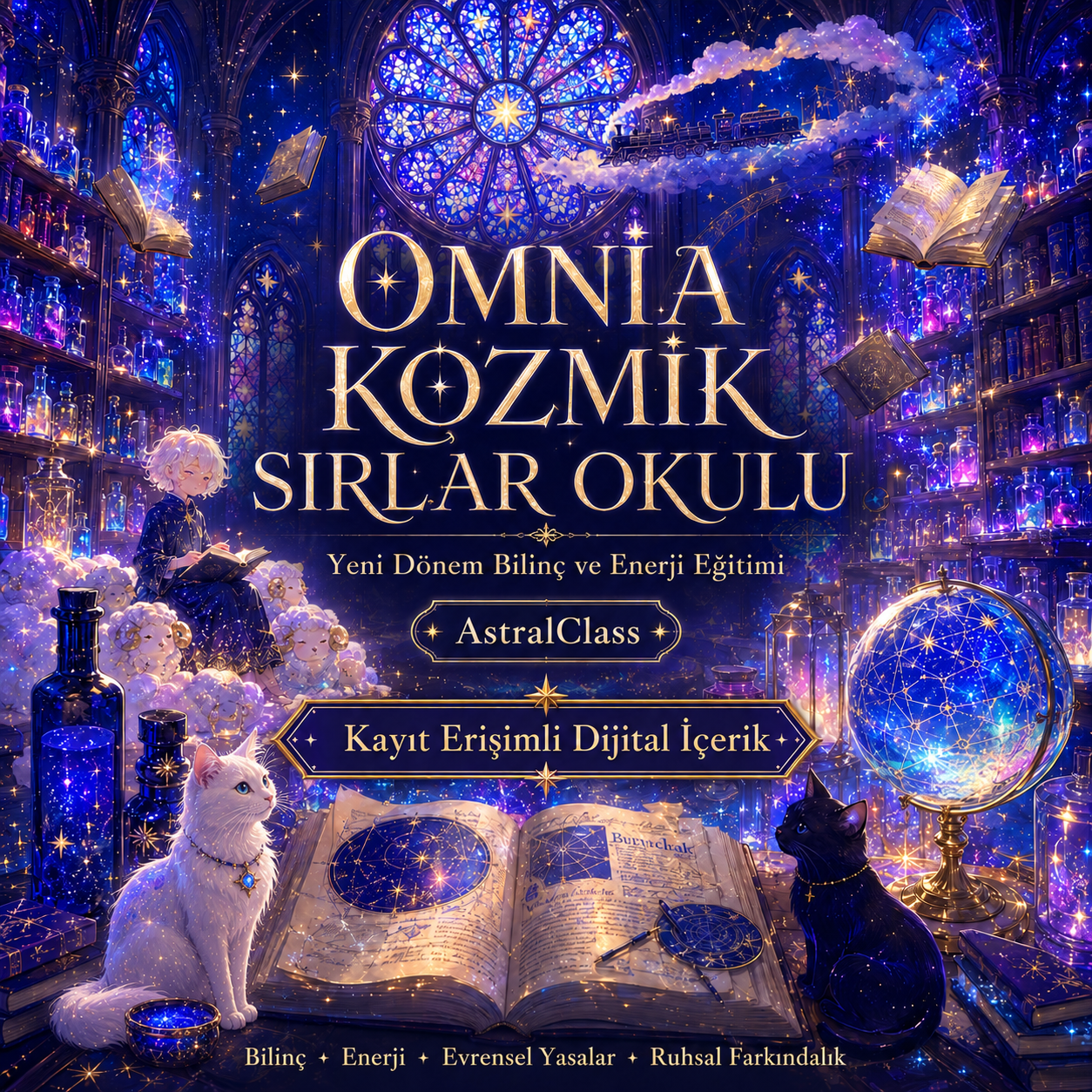 Omnia Kozmik Sırlar Okulu – Yeni Dönem Bilinç ve Enerji Eğitimi